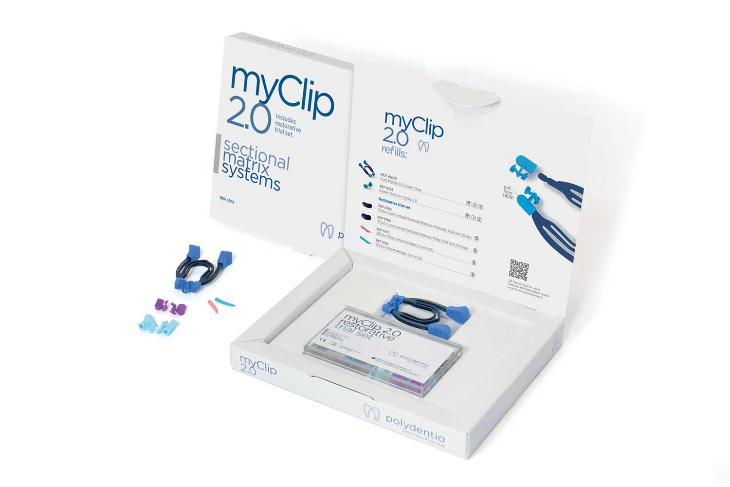 MyClip 2.0 Sistema de Matrices Seccionales, POLYDENTIA